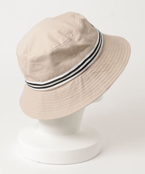 WEGO（ウィゴー）の「WEGO/ロゴラインバケットハット（ハット・レディース・ホワイト/ベージュ/ブラック・FREE）」の4枚目の写真