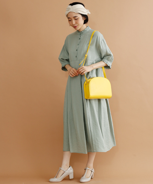 Merlot Merlot Plus メルロープリュス のワンピース フリルネックバルーンスリーブワンピース 7572 を購入できます Merlot ワンピース フリルネックバルーンスリーブワンピース7572 ワンピース Plus メルロープリュス のファッション 一番の