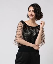 JILL STUART | ミロン異素材シアーニット(ニット/セーター)