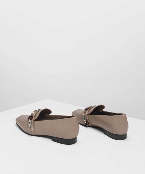 CHARLES & KEITH（チャールズ & キース）の「チェーンディテールローファー / Chain Detail Loafers（ローファー・レディース・ブラック/グレー/ライトベージュ・22.5cm/23cm/23.5cm/24.5cm/25cm/25.5cm）」の18枚目の写真