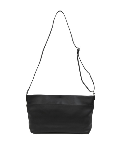 YArKA（ヤーカ）の「【YArKA/ヤーカ】real leather zip shoulder bag[Naos]/リアルレザーショルダーバッグ（ショルダーバッグ・レディース・ブラック/ブラック系・FREE）」の12枚目の写真