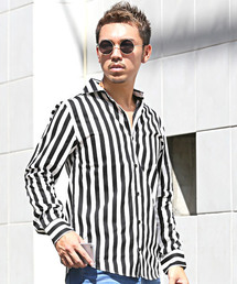 LUXSTYLE | ブロードホリゾンタルカラーシャツ(シャツ/ブラウス)