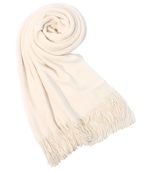 Ray BEAMS（レイビームス）の「△Ray BEAMS / 無地ストール（ストール/ショール・レディース・ホワイト系その他/グレー/ピンク/サックスブルー・ONE SIZE）」の2枚目の写真