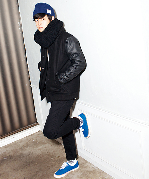 WEGO（ウィゴー）の「WEGO/ボリュームスヌード（ストール/ショール・メンズ・ブラック/ダークグレー/ネイビー・FREE）」の13枚目の写真