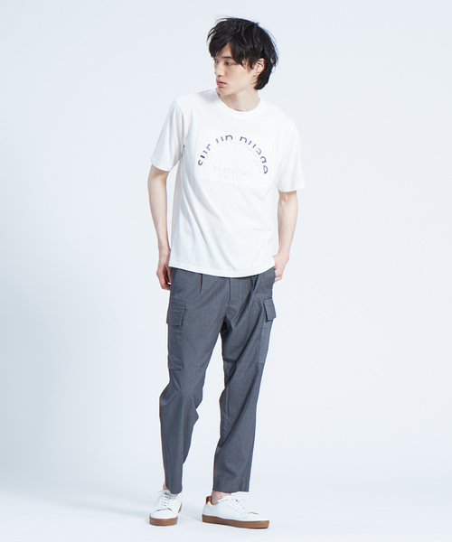 MYSELF ABAHOUSE(マイセルフアバハウス)の「【MYSELF ABAHOUSE】TRストレッチ テーパード カーゴパンツ(カーゴパンツ・メンズ・ベージュ/ネイビー/グレー・S/M/L)」の13枚目の写真