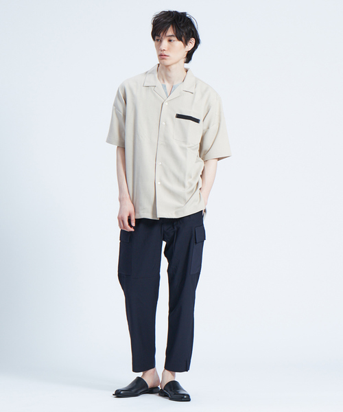 MYSELF ABAHOUSE(マイセルフアバハウス)の「【MYSELF ABAHOUSE】TRストレッチ テーパード カーゴパンツ(カーゴパンツ・メンズ・ベージュ/ネイビー/グレー・S/M/L)」の11枚目の写真