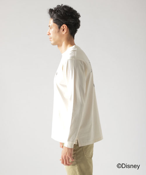 BAYFLOW(ベイフロー)の「【Disney(ディズニー)】サーフプリントL/S T(Tシャツ/カットソー・メンズ・ホワイト/オフホワイト/ピンク/イエロー・SMALL/MEDIUM/LARGE)」の21枚目の写真
