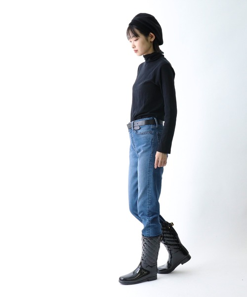 HUNTER(ハンター)の「∴【HUNTER/ハンター】REFIND GLOSS QUILT SHORT WFS1029RGL HUT(レインシューズ・レディース・ブラック/ネイビー・3/4/5/6/7)」の7枚目の写真