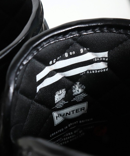 HUNTER(ハンター)の「∴【HUNTER/ハンター】REFIND GLOSS QUILT SHORT WFS1029RGL HUT(レインシューズ・レディース・ブラック/ネイビー・3/4/5/6/7)」の21枚目の写真