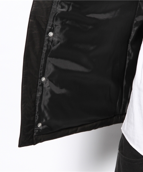 Lui's（ルイス）の「Lui's レザーダウンジャケット（ダウンジャケット/コート・メンズ・ブラック/キャメル・LARGE/MEDIUM/SMALL）」の9枚目の写真