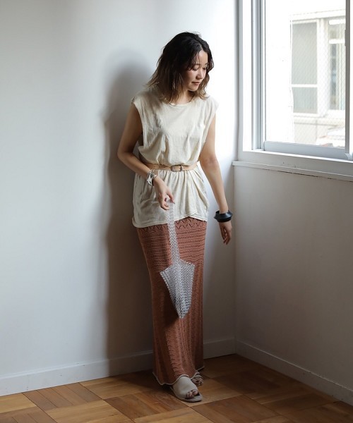 TODAYFUL（トゥデイフル）の「ビーズトートバッグ（トートバッグ・レディース・ブラウン/クリア・FREE）」の10枚目の写真