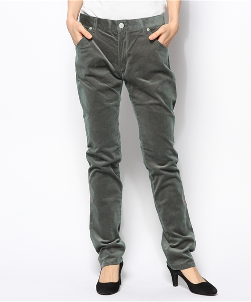 SHIPS for women(シップスフォーウィメン)の「DRESS コーデュロイ スキニー(スラックス・レディース・チャコールグレー/ベージュ/パープル/ホワイト/ブラック・40/36/38)」の3枚目の写真