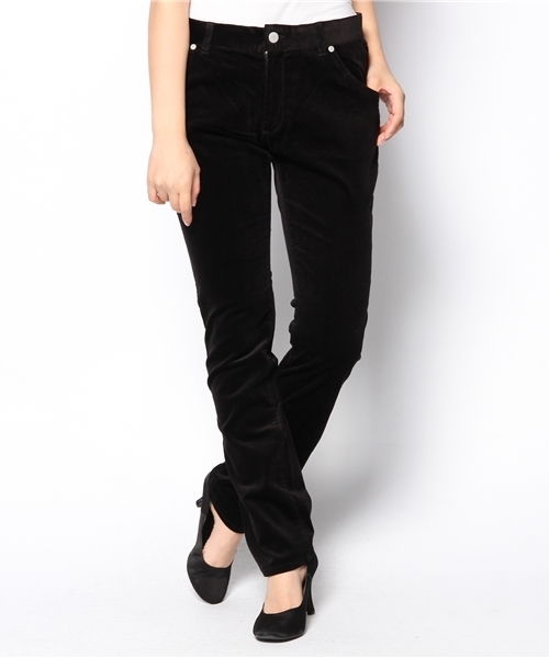 SHIPS for women(シップスフォーウィメン)の「DRESS コーデュロイ スキニー(スラックス・レディース・チャコールグレー/ベージュ/パープル/ホワイト/ブラック・40/36/38)」の1枚目の写真