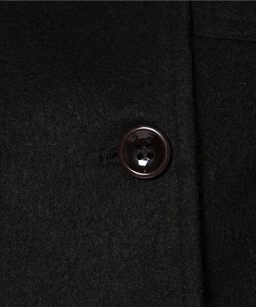 mystic（ミスティック）の「スタンド襟ボアショートコート（その他アウター・レディース・アイボリー/ブラック/キャメル/グレー・ﾌﾘ-）」の7枚目の写真