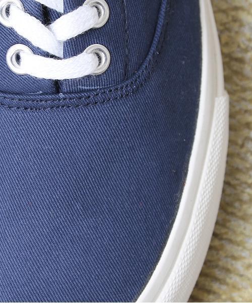 coen(コーエン)の「カリフォルニアキャンバススニーカー(スニーカー・メンズ・ケリー/ネイビー/ホワイト/ライトブルー・MEDIUM/SMALL/X-LARGE/LARGE)」の7枚目の写真