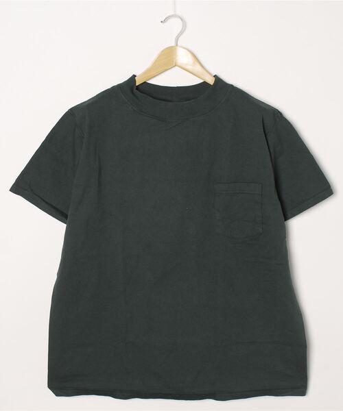 Goodwear(Since1983)（グッドウェア）の「【MADE IN USA】S/S MOCK NECK POCKET TEE / ショートスリーブ　モックネックポケットＴ（Tシャツ/カットソー・メンズ・マスタード/ブルーグラス/ブラック系その他/杢グレー/ナチュラル/ブラウン/ネイビー/ダークオリーブ/ホワイト/チャコールグレー/ピンク系その他/イエロー系その他/パープル系その他/グリーン系その他/ブラック/グリーン/オリーブ/イエロー系その他2/レッド/ブルー系その他/グレー系その他/グレイッシュベージュ/コバルトブルー/ピンク系その他2/グリーン系その他2/ブラウン系その他/ライトグリーン/ライトイエロー/カーキ系2/パープル系その他2/キナリ/グリーン系その他3/オレンジ系その他3/ブルー系その他2/モスグリーン/オレンジ系その他2/グレー系その他3/クリーム/ライトグリーン系・SMALL/MEDIUM/LARGE/X-LARGE）」の16枚目の写真
