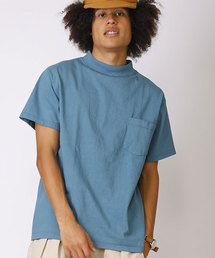 【MADE IN USA】S/S MOCK NECK POCKET TEE / ショートスリーブ モックネックポケットT