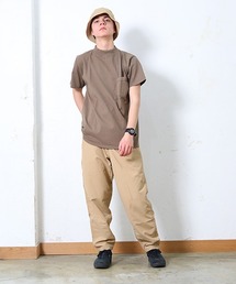 【MADE IN USA】S/S MOCK NECK POCKET TEE / ショートスリーブ モックネックポケットT