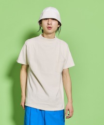 【MADE IN USA】S/S MOCK NECK POCKET TEE / ショートスリーブ モックネックポケットT