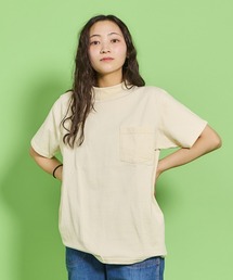 【MADE IN USA】S/S MOCK NECK POCKET TEE / ショートスリーブ モックネックポケットT