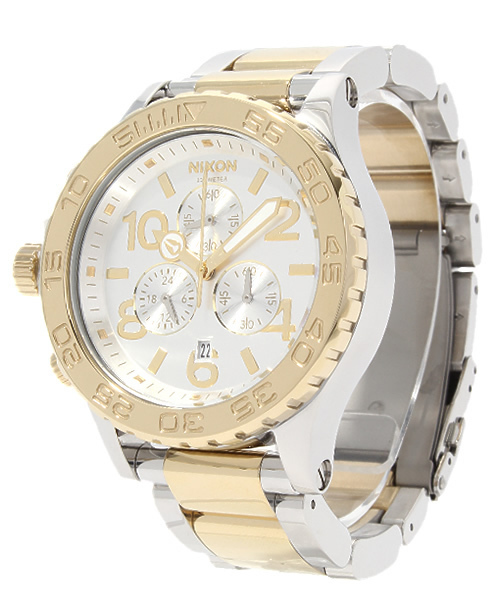 NIXON（ニクソン）の「THE 42-20 CHRONO（アナログ腕時計・レディース・ブラック×ゴールド/シルバー×ゴールド/ゴールド/ピンクゴールド/その他1/ブラック/その他2/その他3/ブラック×シルバー・FREE）」の6枚目の写真