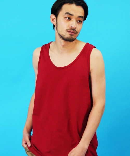 GILDAN（ギルダン）の「GILDAN タンクトップ（タンクトップ・メンズ・ワイン/グレー/ホワイト/ブラック/ネイビー・M/L/XL/S）」の21枚目の写真