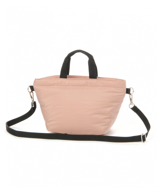 BAYFLOW(ベイフロー)の「2WAYパディングミニロゴトート(トートバッグ・レディース・ベビーピンク/ベージュ/オレンジ/ライトグレー/ブラック・FREE)」の16枚目の写真