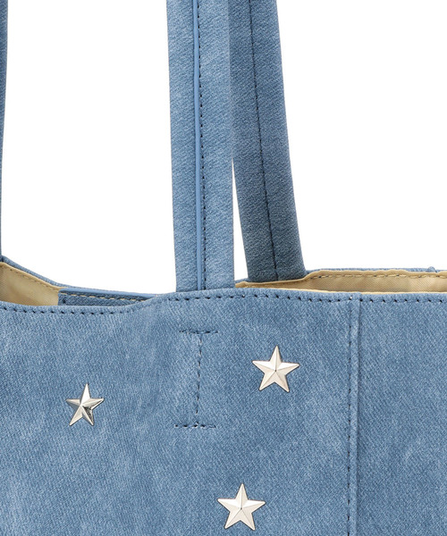 Petit Honfleur（プチオンフルール）の「スターズトートバッグ（トートバッグ・レディース・ブラック/ブルー・フリー）」の11枚目の写真