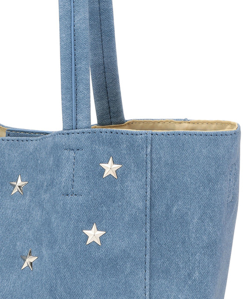 Petit Honfleur（プチオンフルール）の「スターズトートバッグ（トートバッグ・レディース・ブラック/ブルー・フリー）」の14枚目の写真