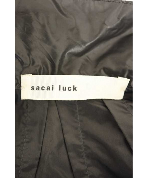 sacai luck サカイラック　ナイロンフレアブルゾン　サイズ2 ブランド古着】15SS ナイロンブルゾン（ナイロンジャケット