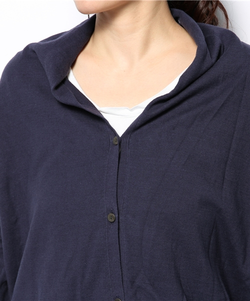 URBAN RESEARCH DOORS WOMENS(アーバンリサーチ ドアーズ ウィメンズ)の「DOORS コットンロングルーズカーデ(カーディガン/ボレロ・レディース・オフホワイト/杢グレー/ネイビー・ONE)」の6枚目の写真