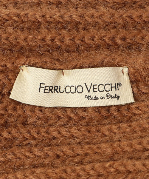 SHIPS（シップス）の「FERRUCCIO VECCHI：ニットキャップ（ニットキャップ/ビーニー・レディース・オフホワイト/キャメル/イエロー・ONE SIZE）」の6枚目の写真