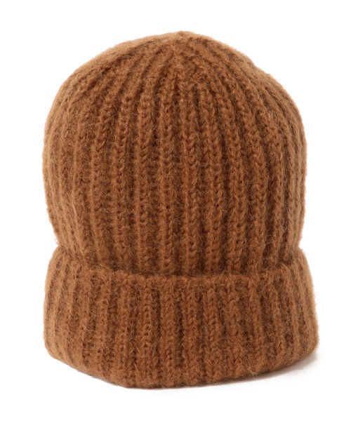 SHIPS（シップス）の「FERRUCCIO VECCHI：ニットキャップ（ニットキャップ/ビーニー・レディース・オフホワイト/キャメル/イエロー・ONE SIZE）」の7枚目の写真