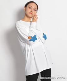 niko and... | 【JERZEES(ジャージーズ)】セサミストリートクッキーモンスターロンＴ(Tシャツ/カットソー)