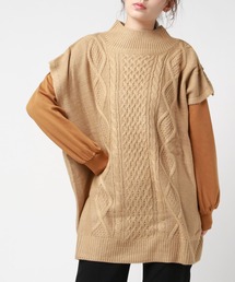 JETSET SOLO PLUS （ジェットセットソロプラス）の「ケーブルニットベスト アンサンブル（アンサンブル）」