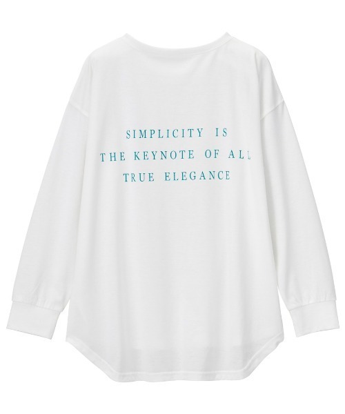 GeeRA（ジーラ）の「プリントゆるシルエットＴシャツ（Tシャツ/カットソー・レディース・オフホワイト/ホワイト系その他/ブラック系その他/その他1/ベージュ/その他2/その他4/その他3/その他5/その他6・MEDIUM/LARGE/X-LARGE/XX-LARGE）」の20枚目の写真