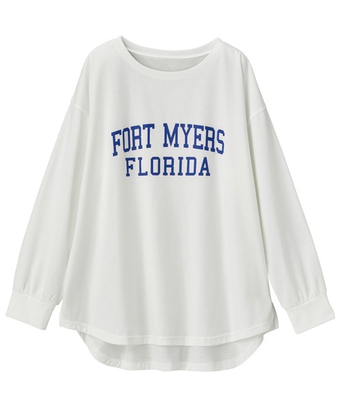 GeeRA（ジーラ）の「プリントゆるシルエットＴシャツ（Tシャツ/カットソー・レディース・オフホワイト/ホワイト系その他/ブラック系その他/その他1/ベージュ/その他2/その他4/その他3/その他5/その他6・MEDIUM/LARGE/X-LARGE/XX-LARGE）」の21枚目の写真