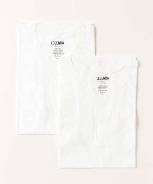 Basic Vネックtシャツ Tシャツ カットソー Legenda レジェンダ のファッション通販 Zozotown