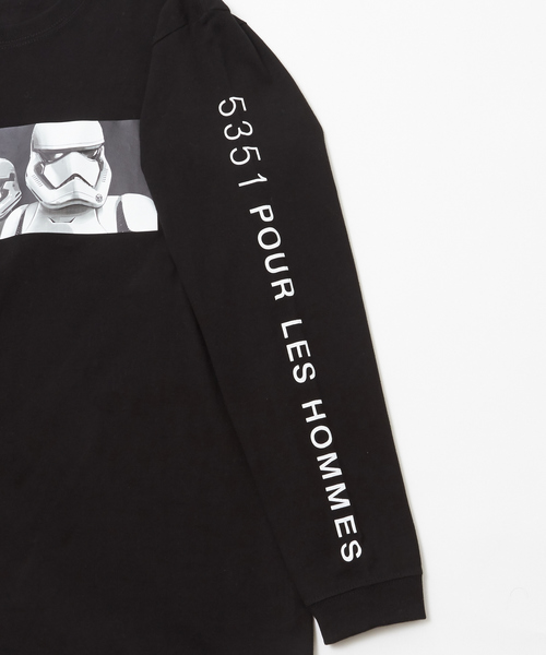 STAR WARS（スターウォーズ）の「【5351POUR LES HOMMES × STAR WARS 】スターウォーズ トルーパーロングTシャツ（Tシャツ/カットソー・メンズ・ブラック・46/48/50）」の8枚目の写真