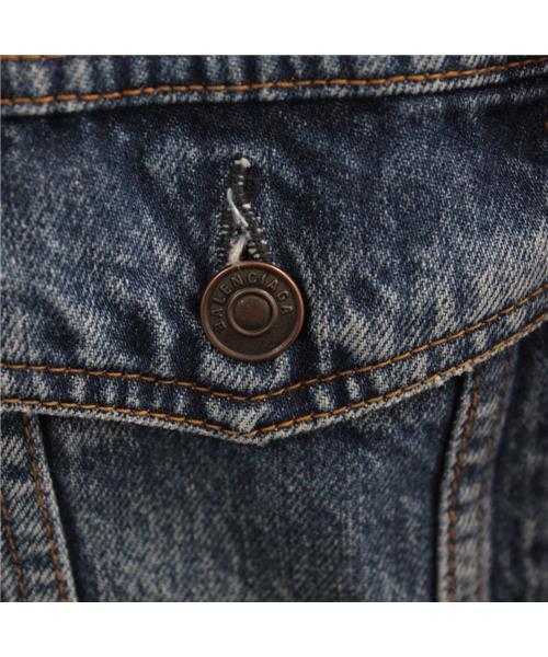 ブランド古着】バックロゴオーバーサイズダメージデニムジャケット