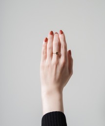 Natural stone ring