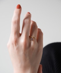 Natural stone ring