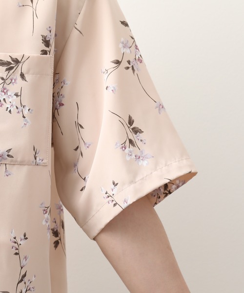 JUNRED（ジュンレッド）の「クラシックフローラルオープンカラーシャツ（シャツ/ブラウス・メンズ・ベージュ/ブラック・S/M/L）」の13枚目の写真
