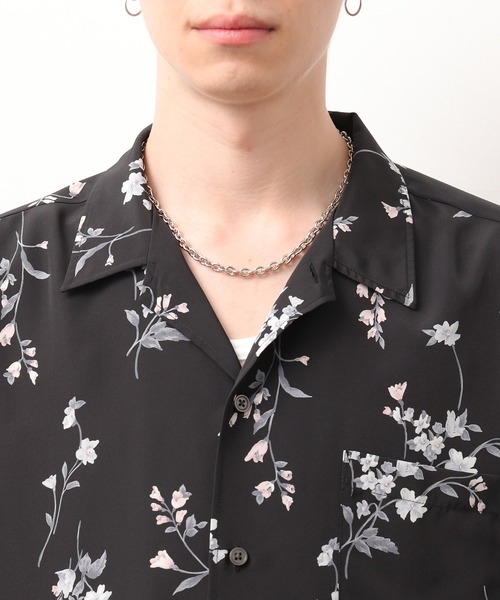 JUNRED（ジュンレッド）の「クラシックフローラルオープンカラーシャツ（シャツ/ブラウス・メンズ・ベージュ/ブラック・S/M/L）」の21枚目の写真