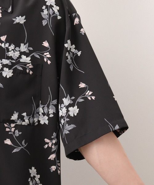 JUNRED（ジュンレッド）の「クラシックフローラルオープンカラーシャツ（シャツ/ブラウス・メンズ・ベージュ/ブラック・S/M/L）」の20枚目の写真