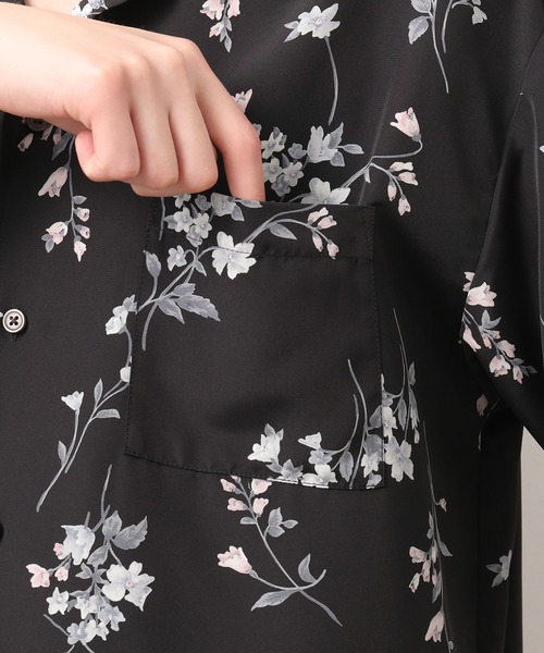 JUNRED（ジュンレッド）の「クラシックフローラルオープンカラーシャツ（シャツ/ブラウス・メンズ・ベージュ/ブラック・S/M/L）」の18枚目の写真
