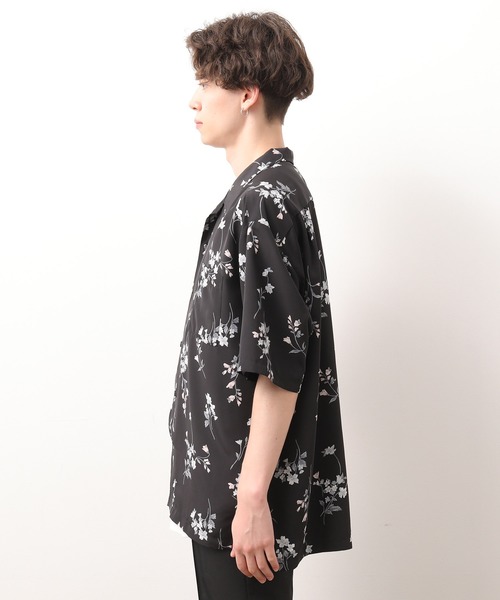 JUNRED（ジュンレッド）の「クラシックフローラルオープンカラーシャツ（シャツ/ブラウス・メンズ・ベージュ/ブラック・S/M/L）」の17枚目の写真