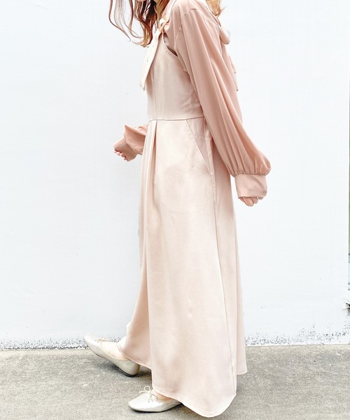 PairPair（ペアペア）の「2WAYアソートジャンスカ（ジャンパースカート・レディース・ライトグリーン/ピンクベージュ/アイボリー/ベージュ・FREE）」の20枚目の写真