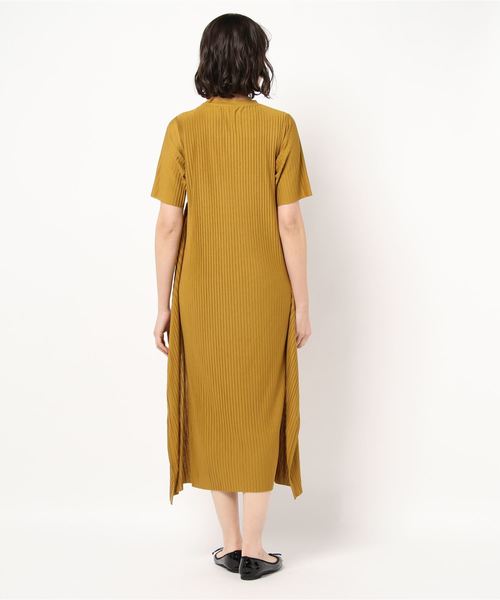 LOWRYS FARM（ローリーズファーム）の「マルチＷＡＹプリーツワンピ　877276（ワンピース・レディース・アイボリー/チャコールグレー/イエロー/ブラウン・FREE）」の8枚目の写真