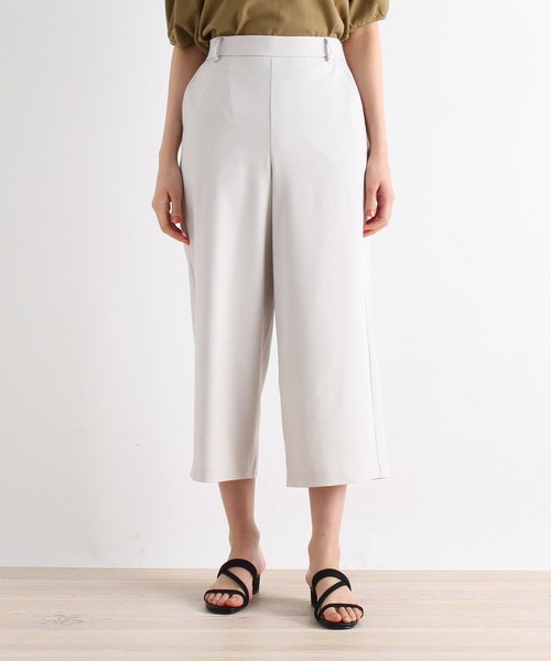 grove（グローブ）の「【S-LL】ワイドクロップドパンツ（その他パンツ・レディース・ブラック/ナチュラル/カーキ・01/02/04/03）」の10枚目の写真